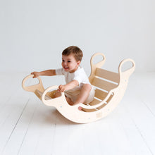 Załaduj zdjęcie do przeglądarki galerii, Bujak BusyKids Rocker - naturalny